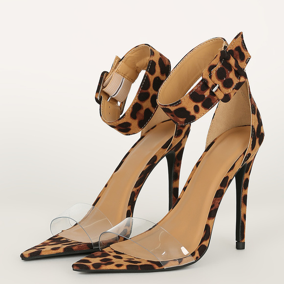 High Power Brown Leopard Heels❤️them, runs bit big - Picture 6 of 8